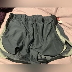 Gray women’s athletic shorts plus size 3X